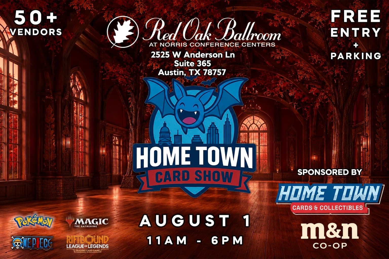 August: Red Oak Ballroom @ the Norris Center