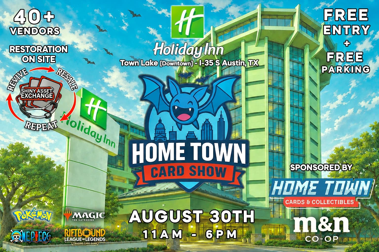 August 30: Holiday Inn - Town Lake