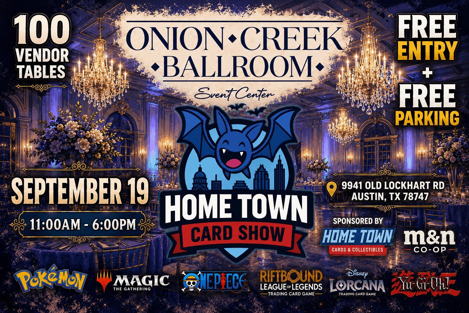 September 19: Onion Creek Ballroom