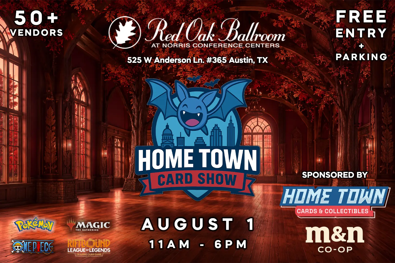 August: Red Oak Ballroom @ the Norris Center