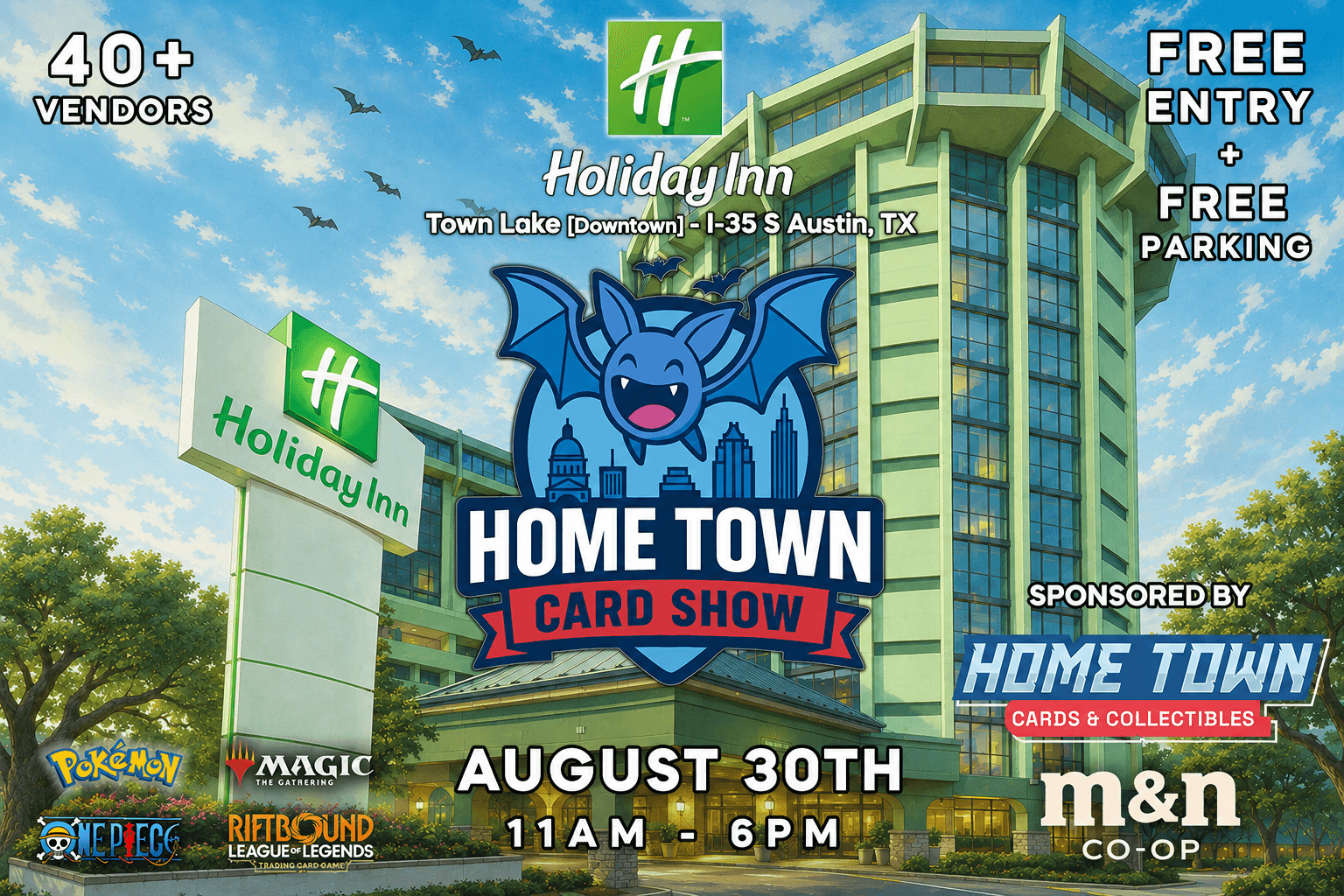August 30: Holiday Inn - Town Lake